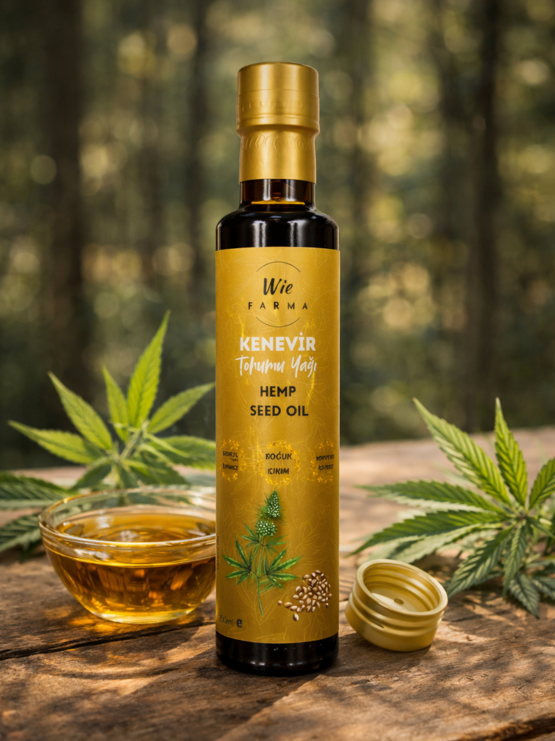 Kenevir Tohumu Yağı · Soğuk Sıkım · 250 ml