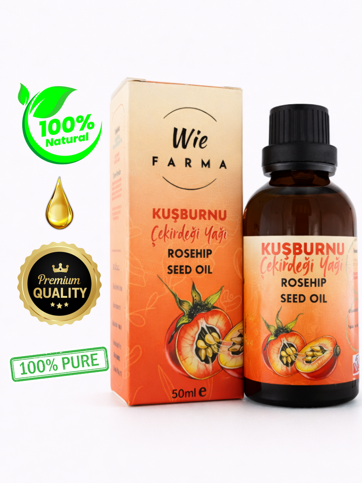 Kuşburnu Çekirdeği Yağı · Soğuk Sıkım · 50 ml