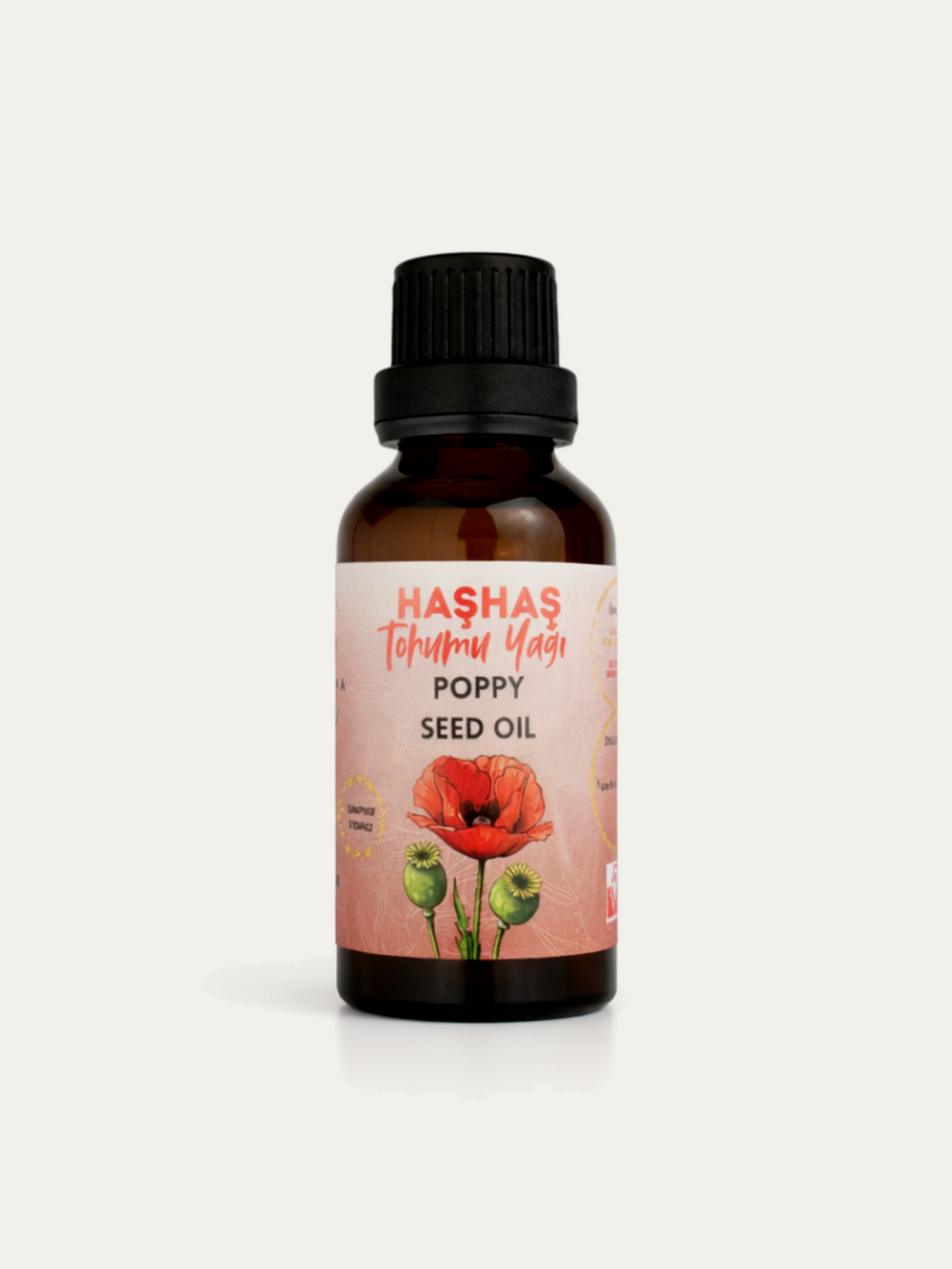 Haşhaş Tohumu Yağı · Soğuk Sıkım · 50 ml