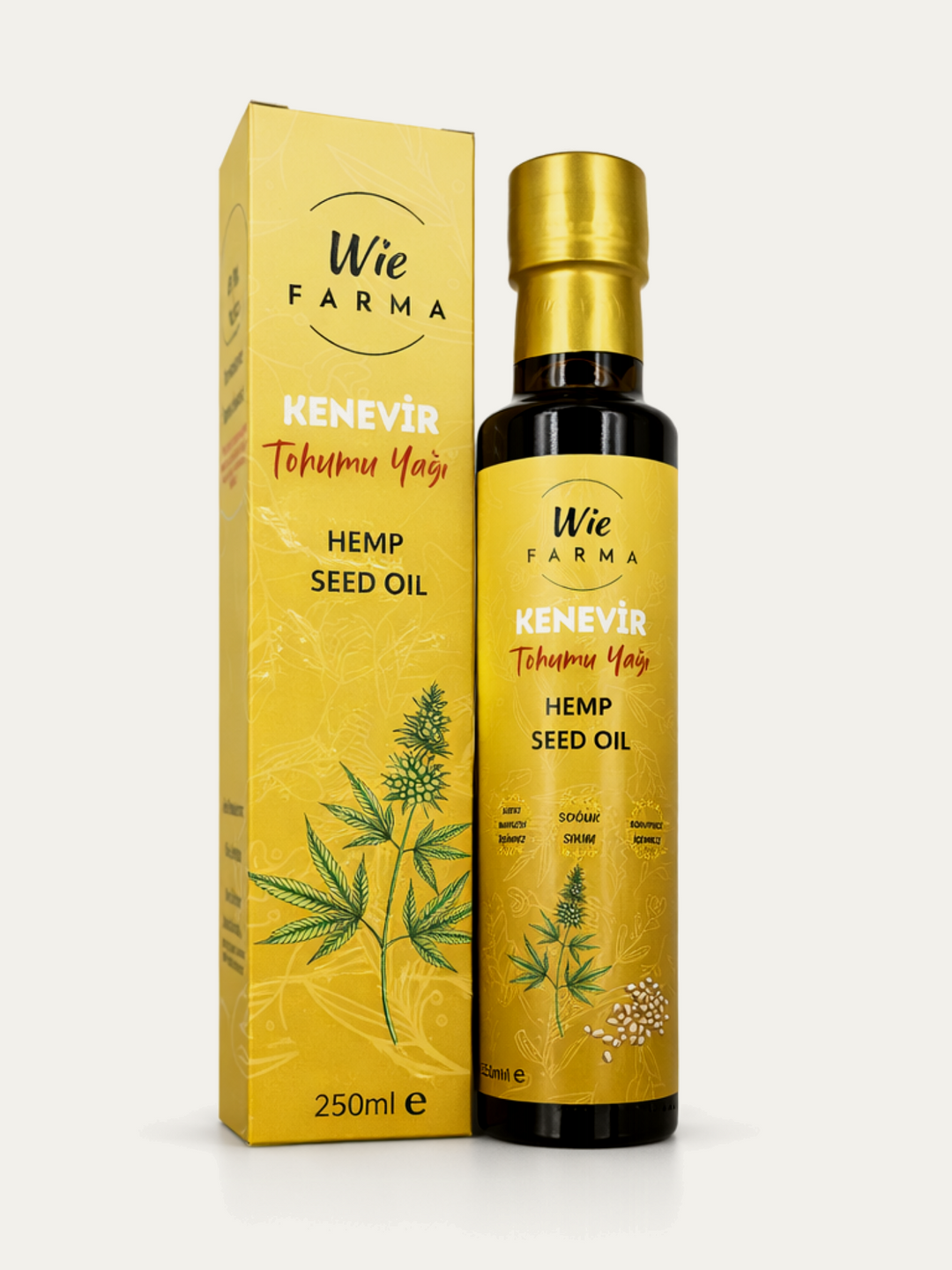 Kenevir Tohumu Yağı · Soğuk Sıkım · 250 ml