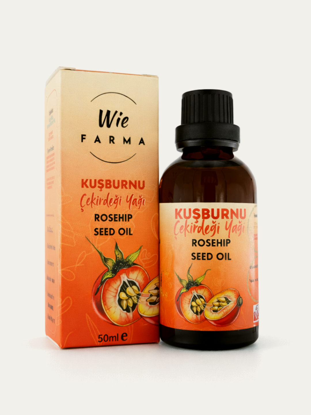 Kuşburnu Çekirdeği Yağı · Soğuk Sıkım · 50 ml