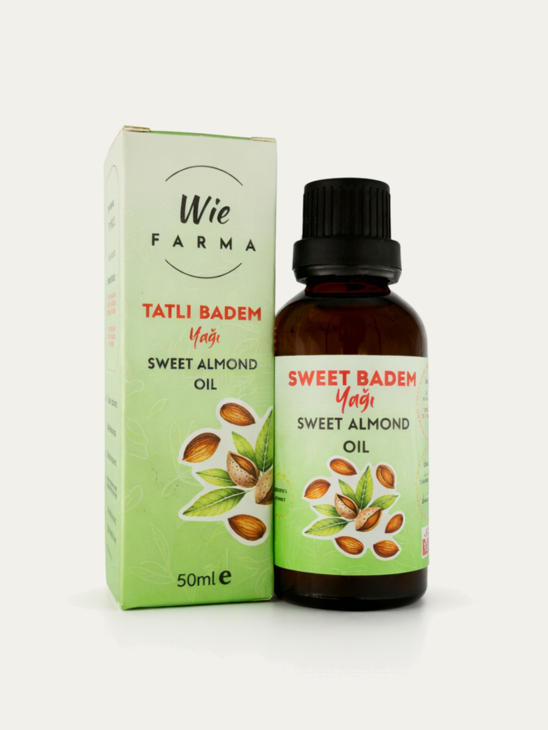 Tatlı Badem Yağı · Soğuk Sıkım · 50 ml