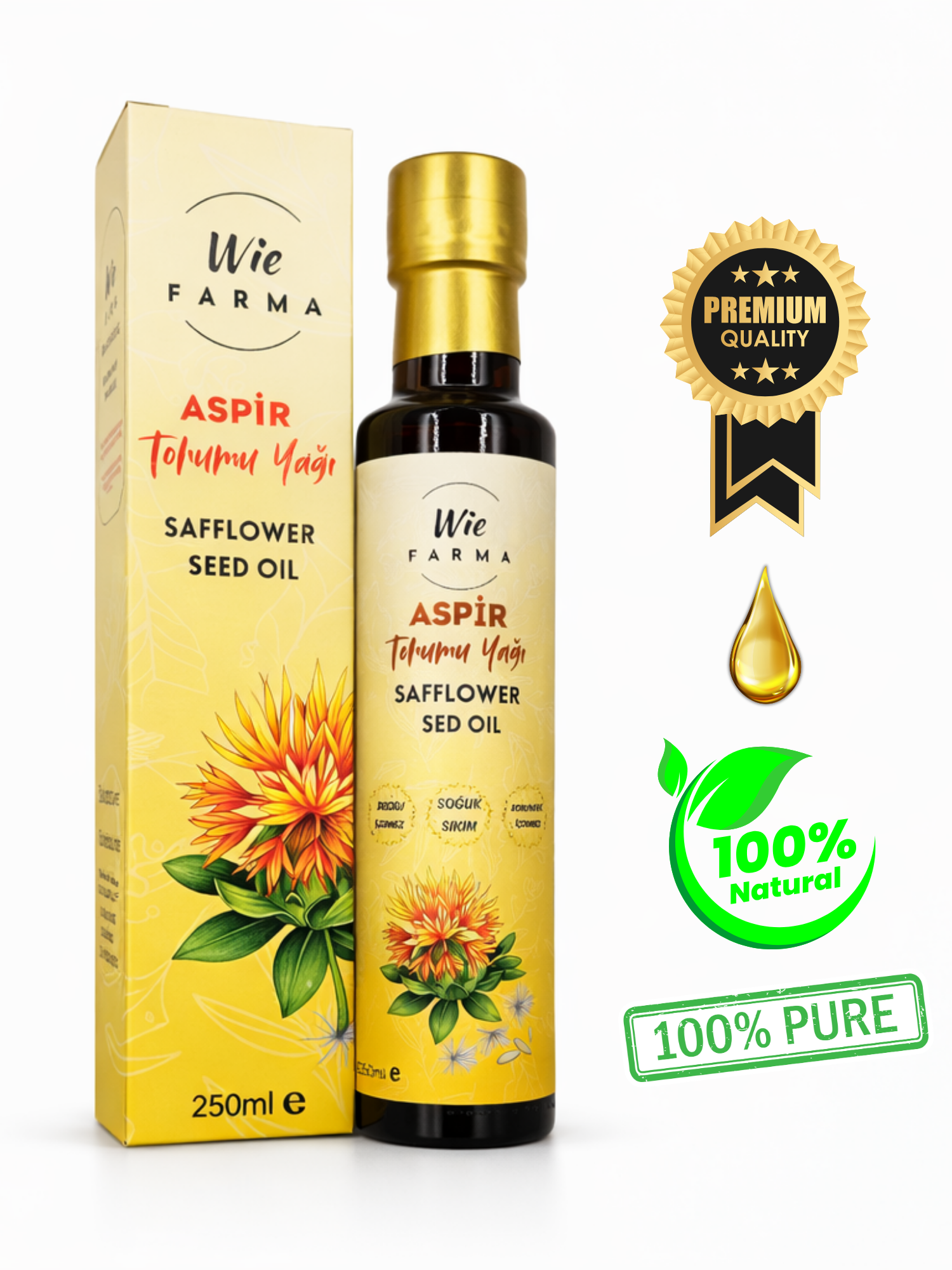 Aspir Tohumu Yağı · Soğuk Sıkım · 250 ml - Görsel 3