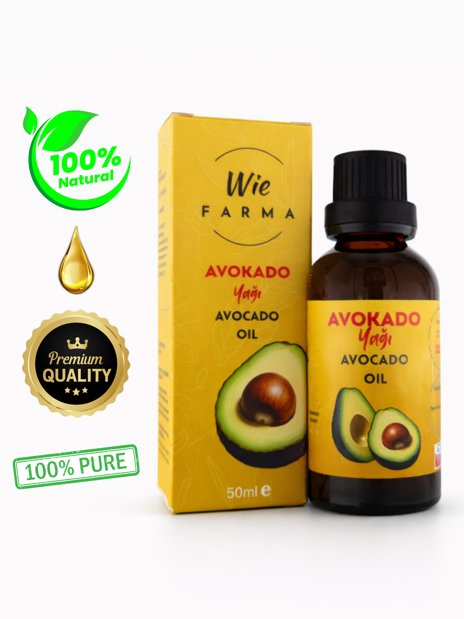 Avokado Yağı · Soğuk Sıkım · 50 ml - Görsel 4