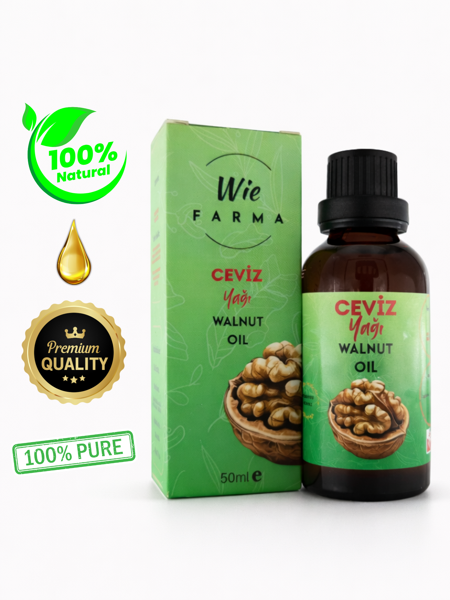 Ceviz Yağı · Soğuk Sıkım · 50 ml - Görsel 4