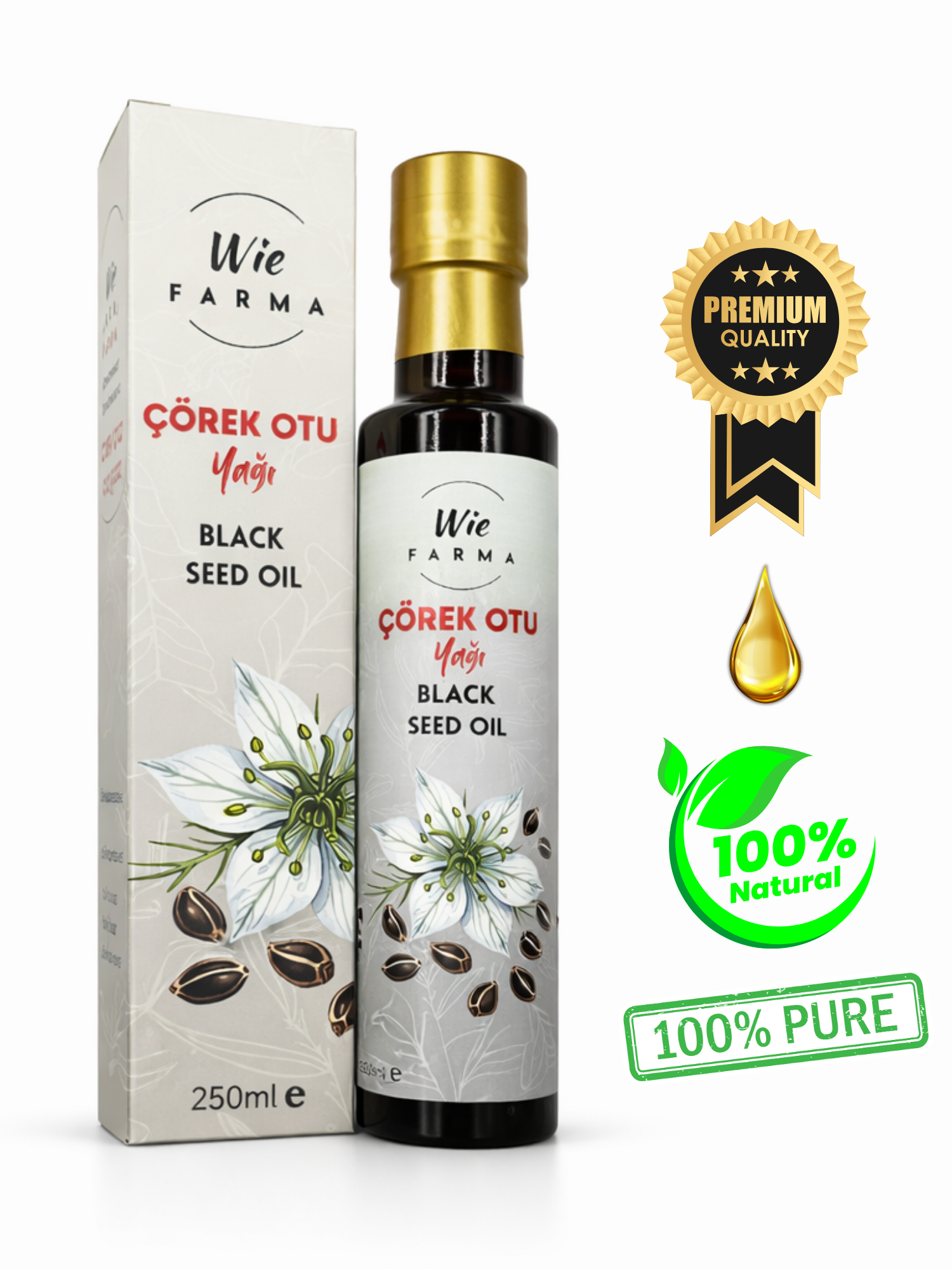 Çörek Otu Yağı · Soğuk Sıkım · 250 ml - Görsel 3