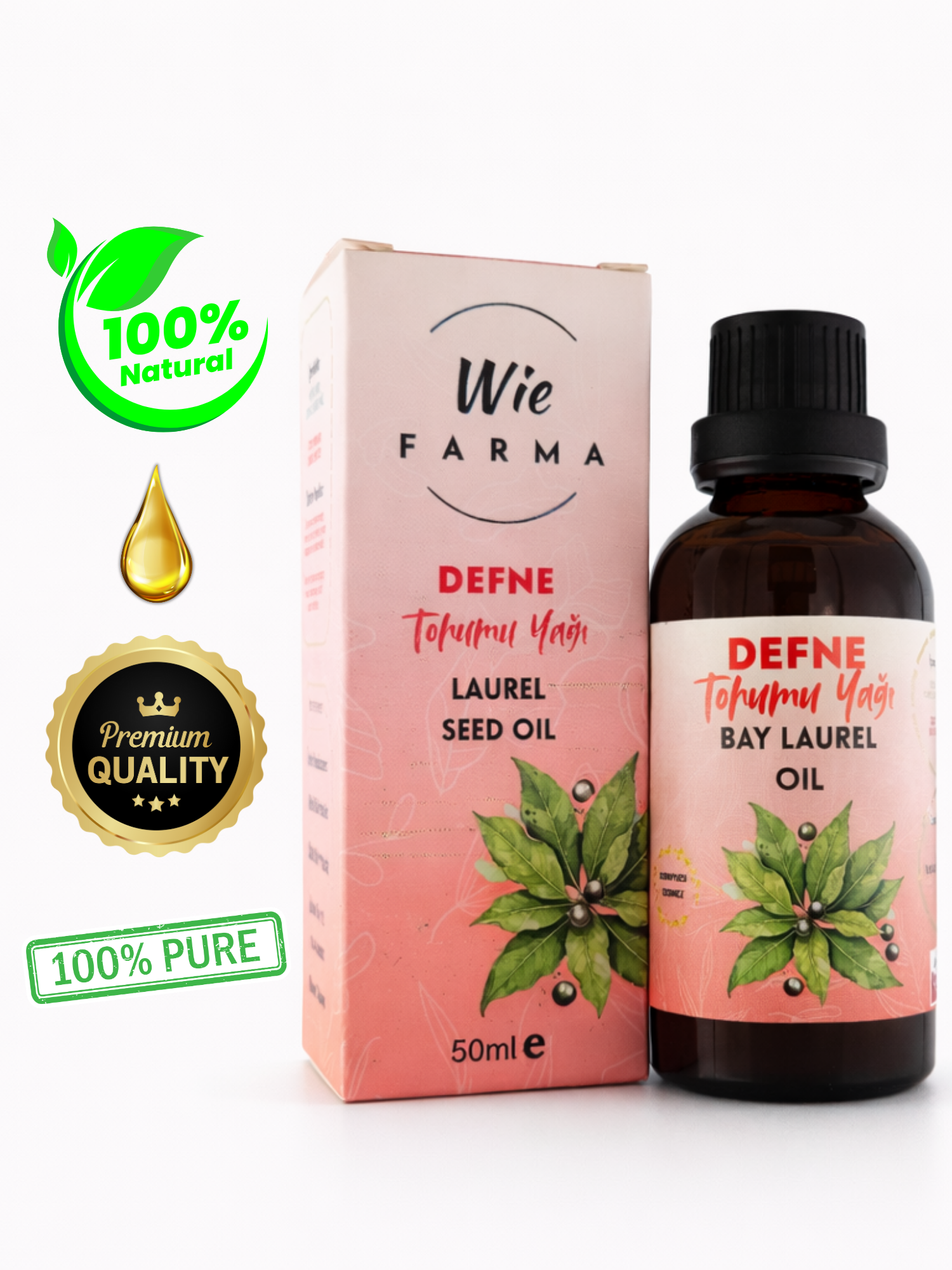 Defne Tohumu Yağı · Soğuk Sıkım · 50 ml - Görsel 4