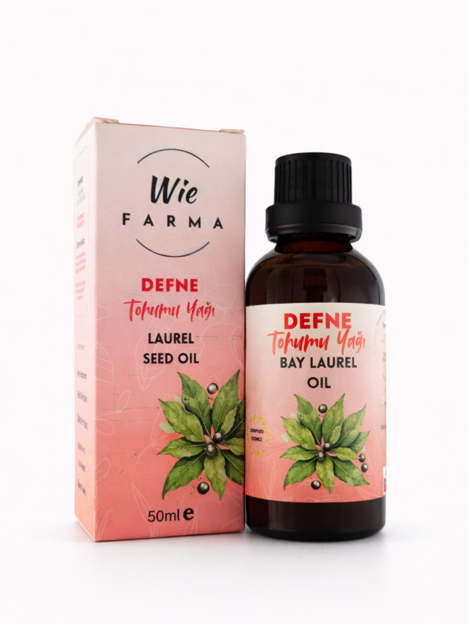 Defne Tohumu Yağı · Soğuk Sıkım · 50 ml — Wie Farma