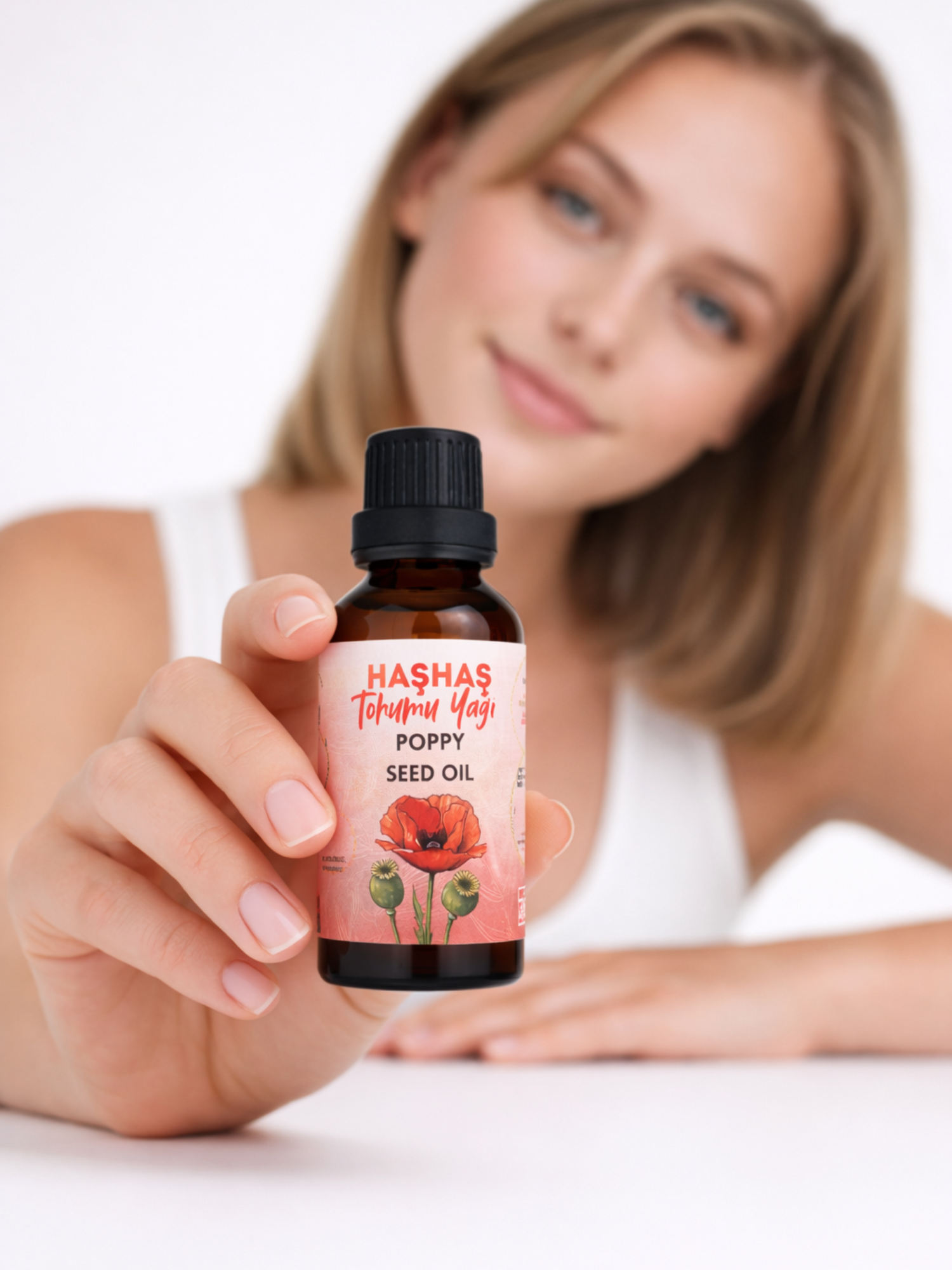 Haşhaş Tohumu Yağı · Soğuk Sıkım · 50 ml - Görsel 2