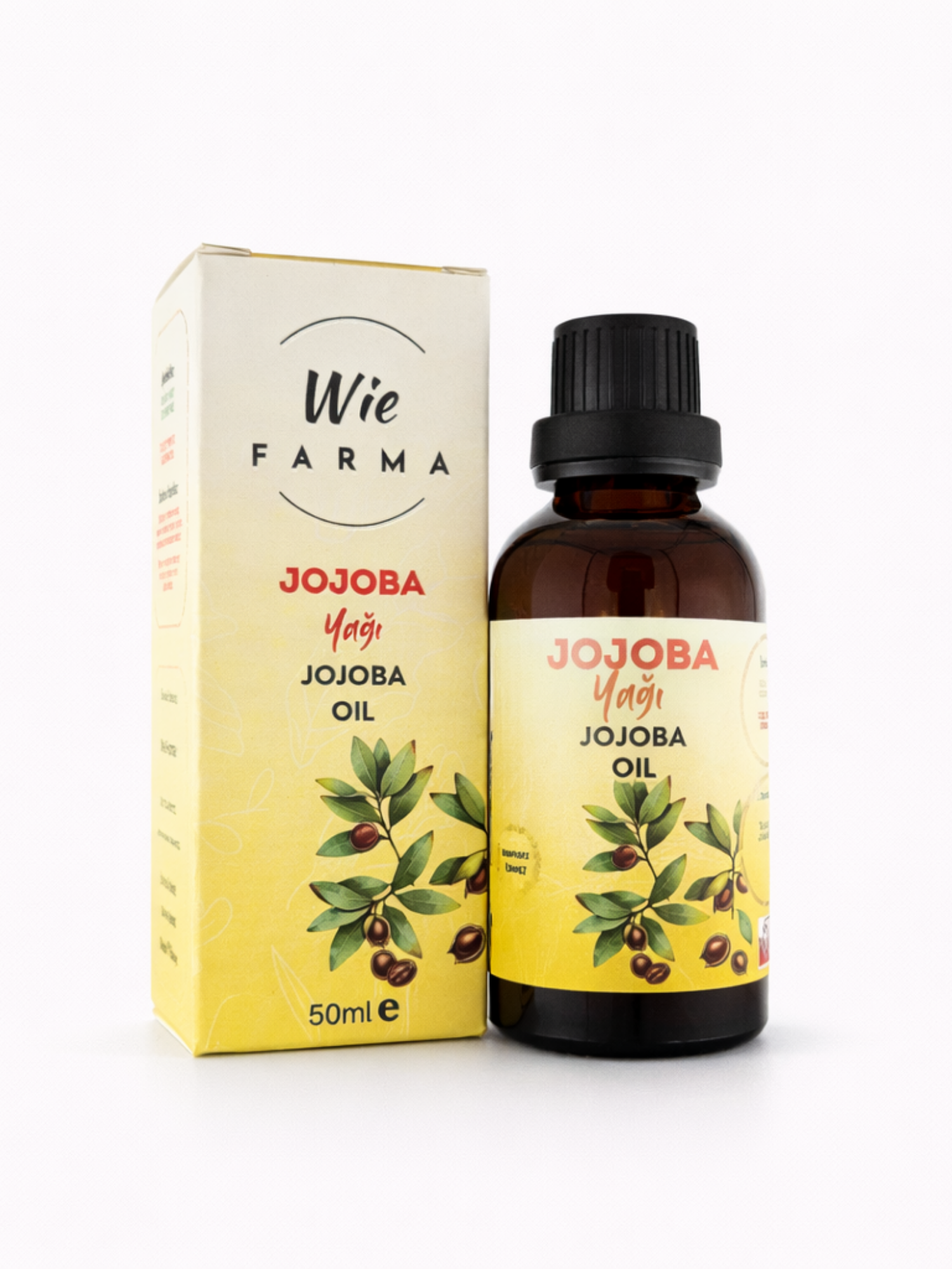 Jojoba Yağı · Soğuk Sıkım · 50 ml — Wie Farma