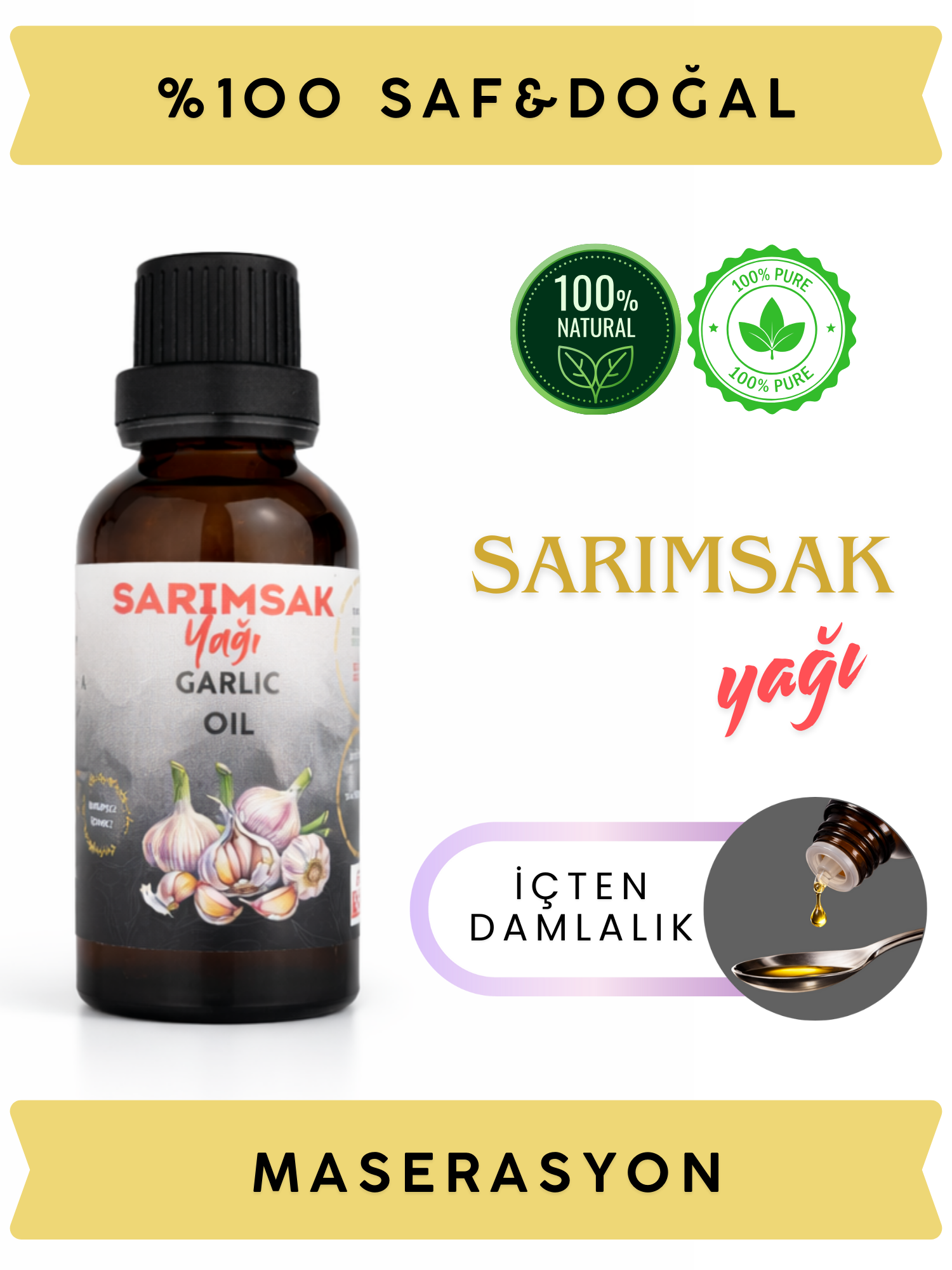 Sarımsak Yağı · Maserasyon · 50 ml - Görsel 3