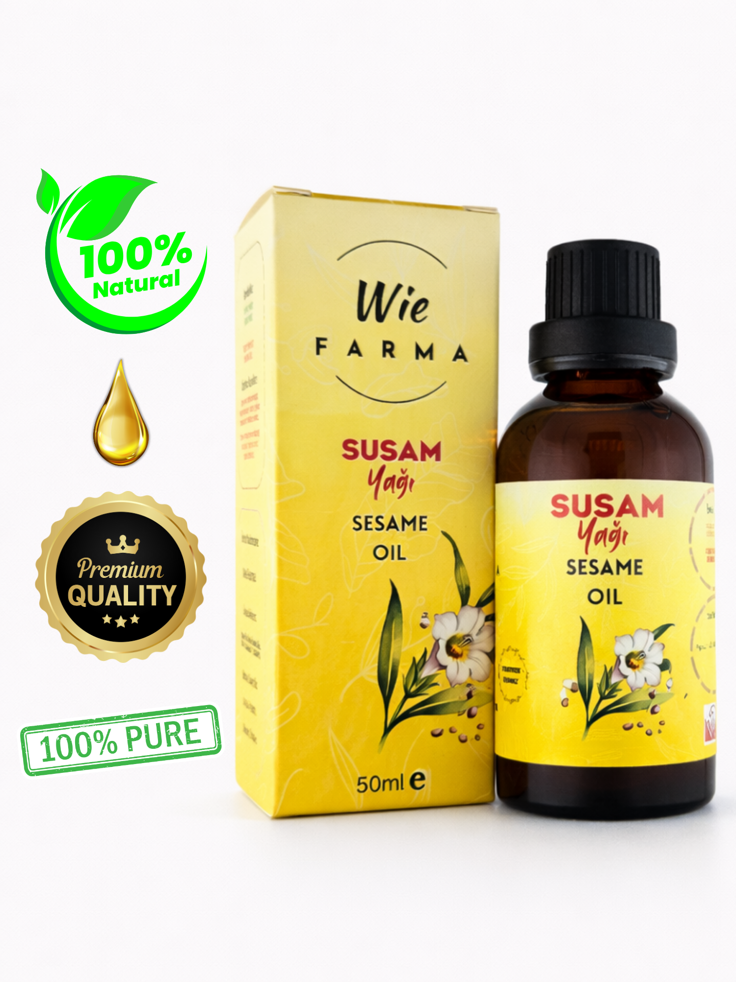 Susam Yağı · Soğuk Sıkım · 50 ml - Görsel 3