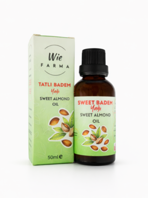 Tatlı Badem Yağı · Soğuk Sıkım · 50 ml — Wie Farma